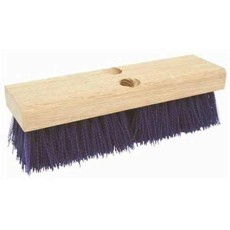 Renown 10 in. Blue Deck Scrub Brush REN03954